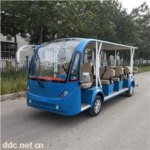  凯驰景区旅游观光看房车封闭观光车特种车11座14座电动观光车